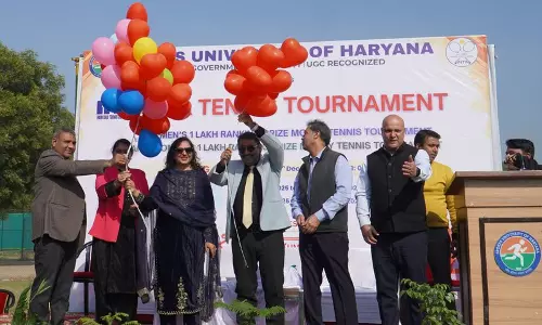 Haryana : AITA टेनिस टूर्नामेंट स्पोर्ट्स यूनिवर्सिटी में शुरू हुआ Haryana : AITA टेनिस टूर्नामेंट स्पोर्ट्स यूनिवर्सिटी में शुरू हुआ