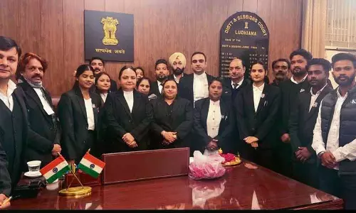 Ludhiana: वकीलों और नेताओं ने अंबेडकर को श्रद्धांजलि दी