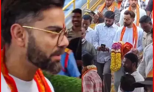 विराट कोहली इस मंदिर में दर्शन करने पहुंचे
