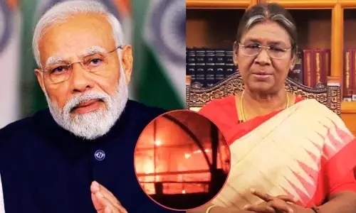 राष्ट्रपति मुर्मू, पीएम मोदी ने Goa में आग लगने की घटना पर दुख जताया राष्ट्रपति मुर्मू, पीएम मोदी ने Goa में आग लगने की घटना पर दुख जताया