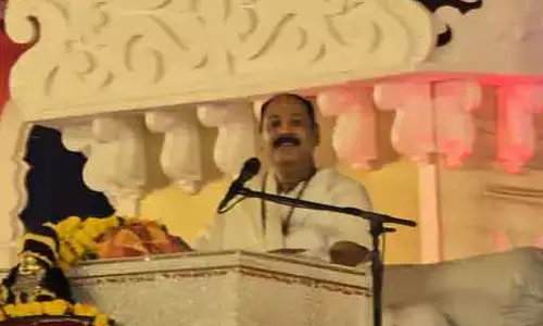 गीदम में पंडित प्रदीप मिश्रा का कार्यक्रम शुरू