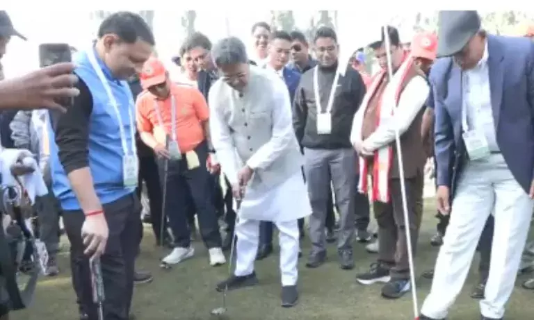 CM माणिक साहा ने त्रिपुरा में पहले गोल्फ टूर्नामेंट का उद्घाटन किया