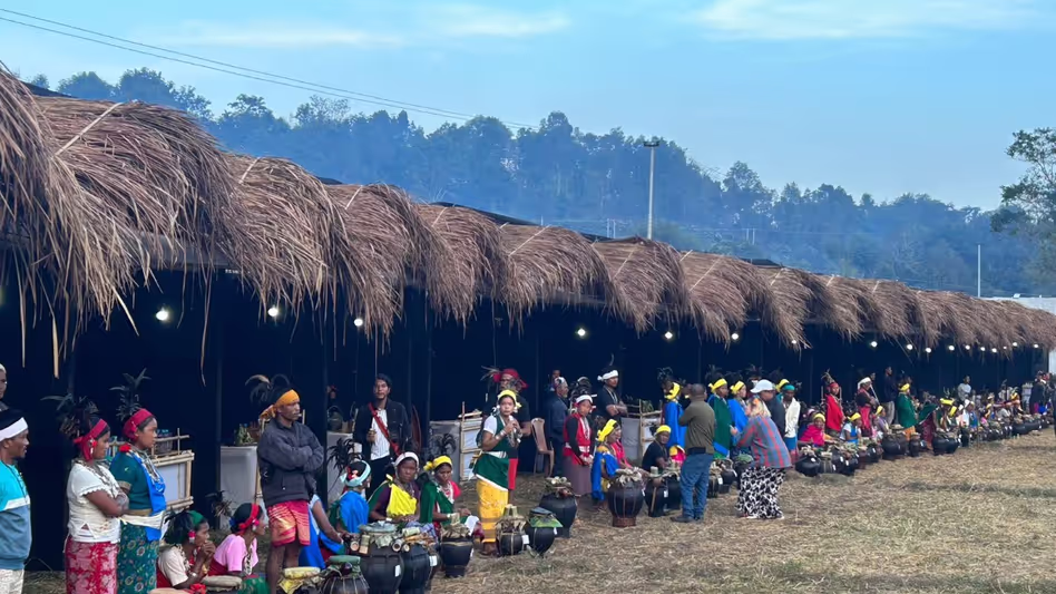 Meghalaya मे गोंग फेस्टिवल ग्रेट गारो हिल्स कुक ऑफ में पारंपरिक स्वाद सेंटर स्टेज पर रहे
