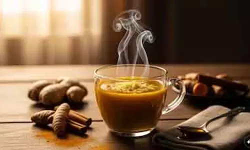 Winter में डिटॉक्स और मेटाबॉलिज़्म बढ़ाने के लिए अदरक-हल्दी काढ़ा Winter में डिटॉक्स और मेटाबॉलिज़्म बढ़ाने के लिए अदरक-हल्दी काढ़ा