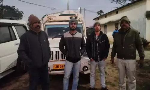 जशपुर पुलिस ने अवैध धान तस्करी रोकी, ऊपर कछार में 30 क्विंटल जब्त