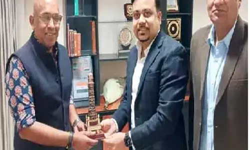 पूर्व छात्र परिषद टीम के जागेटिया ने की RTU कुलपति से शिष्टाचार भेंट