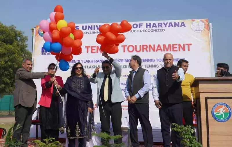 Sonepat AITA टेनिस टूर्नामेंट स्पोर्ट्स यूनिवर्सिटी में शुरू हुआ। Sonepat AITA टेनिस टूर्नामेंट स्पोर्ट्स यूनिवर्सिटी में शुरू हुआ।