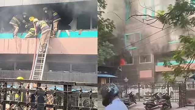 Chennai : GST कमिश्नरेट ऑफिस में आग लग गई , ज़रूरी दस्तावेज़ जलकर खाक हो गए Chennai : GST कमिश्नरेट ऑफिस में आग लग गई , ज़रूरी दस्तावेज़ जलकर खाक हो गए