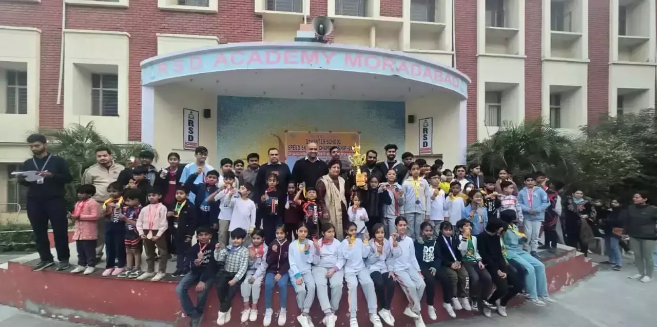 Moradabad: एक दिवसीय स्केटिंग मुकाबले में दो स्कूलों ने हासिल किया खिताब Moradabad: एक दिवसीय स्केटिंग मुकाबले में दो स्कूलों ने हासिल किया खिताब