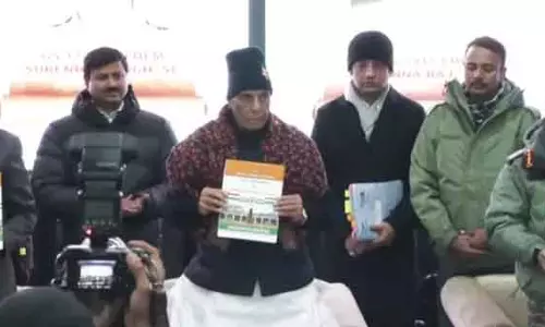 राजनाथ सिंह ने  Jammu and Kashmir को BRO के 22 प्रोजेक्ट समर्पित किए।