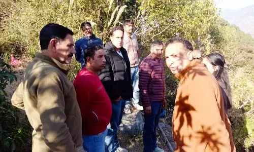 Kullu के माथ इलाके में भूस्खलन का कारण ड्रेनेज सिस्टम की कमी है Kullu के माथ इलाके में भूस्खलन का कारण ड्रेनेज सिस्टम की कमी है
