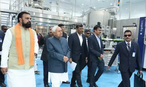Bihar: नीतीश कुमार, सम्राट चौधरी ने बक्सर में इथेनॉल प्लांट का निरीक्षण किया Bihar: नीतीश कुमार, सम्राट चौधरी ने बक्सर में इथेनॉल प्लांट का निरीक्षण किया