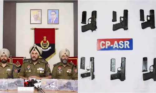 पंजाब पुलिस ने पाकिस्तान से जुड़े हथियार तस्करी मॉड्यूल का भंडाफोड़ किया