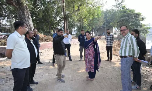 स्वामी आत्मानंद सरोवर में धीमी प्रगति को लेकर महापौर ने जताई नाराजगी स्वामी आत्मानंद सरोवर में धीमी प्रगति को लेकर महापौर ने जताई नाराजगी