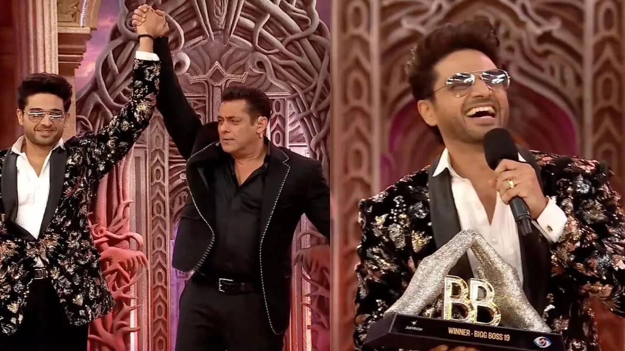 Bigg Boss 19 विनर: गौरव खन्ना ने 50 लाख रुपये जीते। Bigg Boss 19 विनर: गौरव खन्ना ने 50 लाख रुपये जीते।