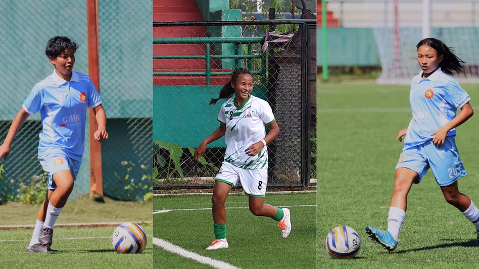 Meghalaya की तीन खिलाड़ियों को नेशनल U-17 महिला फुटबॉल ट्रायल्स के लिए बुलाया गया Meghalaya की तीन खिलाड़ियों को नेशनल U-17 महिला फुटबॉल ट्रायल्स के लिए बुलाया गया