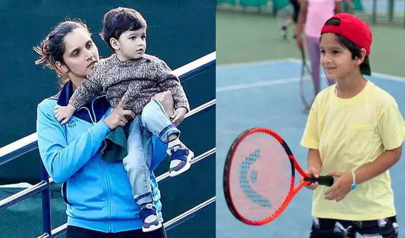 Sania अपने बेटे के लिए रैकेट पकड़े हुए हैं.. उनकी कोचिंग का वीडियो वायरल हो गया है। Sania अपने बेटे के लिए रैकेट पकड़े हुए हैं.. उनकी कोचिंग का वीडियो वायरल हो गया है।