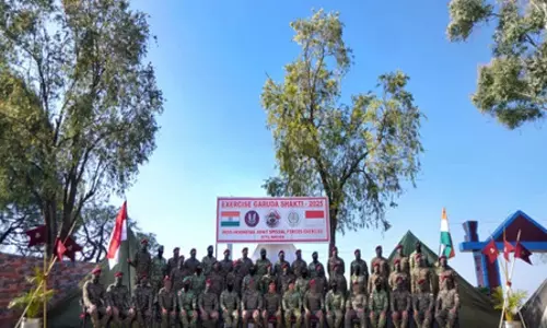 हिमाचल प्रदेश में भारत-इंडोनेशिया संयुक्त विशेष बल अभ्यास गरुड़ शक्ति जारी