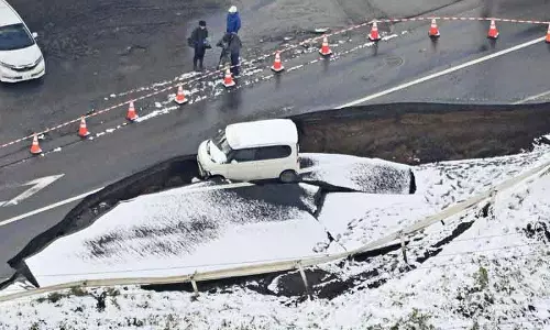 Japan में 7.5 तीव्रता के भूकंप से 23 लोग घायल हुए, 2 फुट ऊंची सुनामी आई।