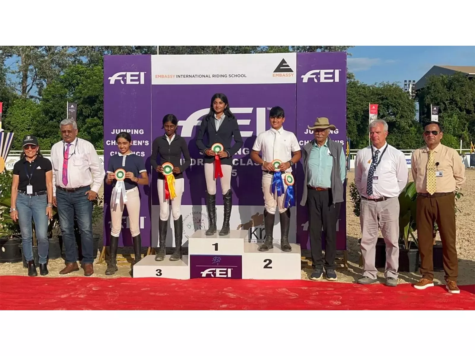टीम इंडिया ने FEI चिल्ड्रन्स क्लासिक सिल्वर टूर में गोल्ड जीता