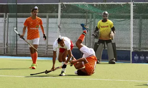 Jalandhar: नवल टाटा हॉकी एकेडमी ने बॉयज़ हॉस्टल लखनऊ को 3-1 से हराया Jalandhar: नवल टाटा हॉकी एकेडमी ने बॉयज़ हॉस्टल लखनऊ को 3-1 से हराया
