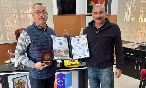 हमीरपुर के व्यक्ति ने राष्ट्रीय NCC रिफ्रेशर कोर्स में पुरस्कार जीता