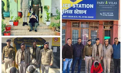 Himachal: चार आदतन नशीली दवाओं के अपराधियों को हिरासत में लिया गया Himachal: चार आदतन नशीली दवाओं के अपराधियों को हिरासत में लिया गया