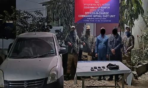 Imphal में जबरन वसूली के चार आरोपी गिरफ्तार