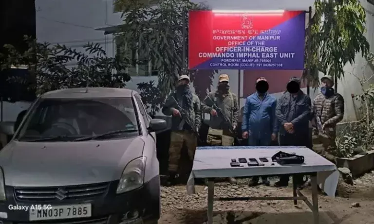 UNLF-P के दो सदस्य मणिपुर में जबरन वसूली के मामले में हिरासत में UNLF-P के दो सदस्य मणिपुर में जबरन वसूली के मामले में हिरासत में