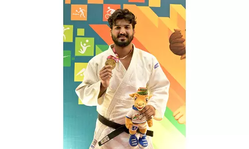 ऋतिक शर्मा की KIUG जीत से कॉमनवेल्थ 2026 का सपना मजबूत ऋतिक शर्मा की KIUG जीत से कॉमनवेल्थ 2026 का सपना मजबूत