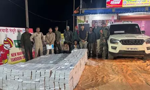 विदेशी सिगरेट रैकेट का भंडाफोड़, 2 तस्कर गिरफ्तार