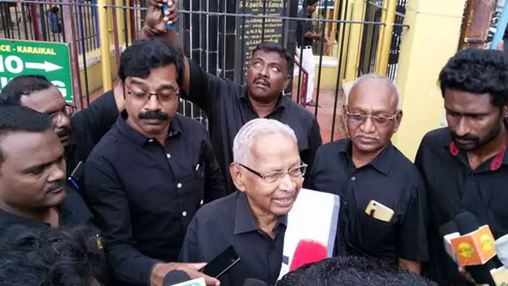 तमिलनाडु के लोगों को सांप्रदायिक ताकतों को हराना होगा: K. Veeramani तमिलनाडु के लोगों को सांप्रदायिक ताकतों को हराना होगा: K. Veeramani