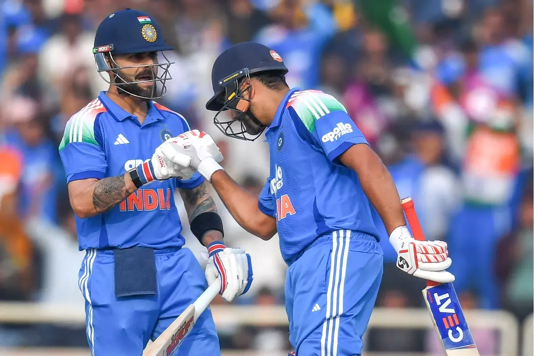 Afridi ने कहा: 2027 वर्ल्ड कप तक रोहित-कोहली टीम के लिए ज़रूरी खिलाड़ी Afridi ने कहा: 2027 वर्ल्ड कप तक रोहित-कोहली टीम के लिए ज़रूरी खिलाड़ी