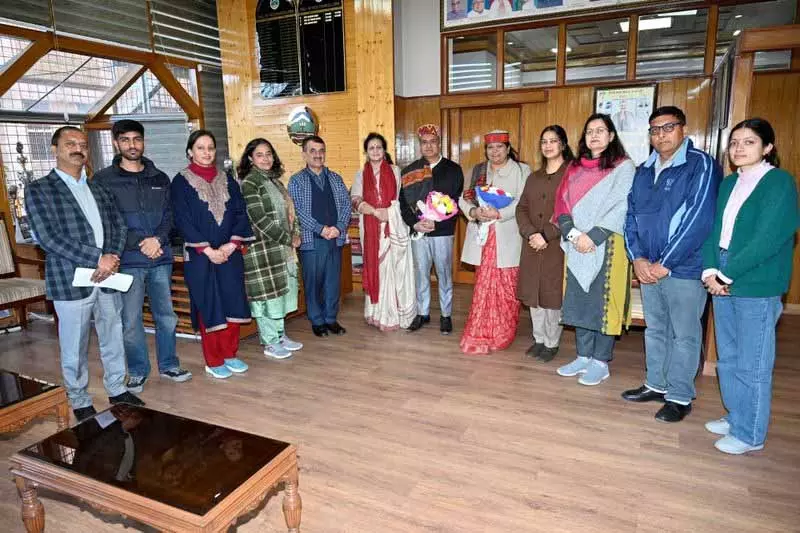 गोवा प्रतिनिधिमंडल ने HP University में नेतृत्व, इनोवेशन की जानकारी हासिल की गोवा प्रतिनिधिमंडल ने HP University में नेतृत्व, इनोवेशन की जानकारी हासिल की