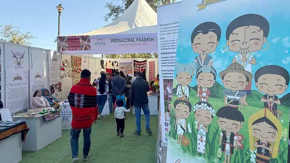 Nagaland : हॉर्नबिल फेस्टिवल में अरुणाचल के उद्यमियों ने अपनी चमक बिखेरी। Nagaland : हॉर्नबिल फेस्टिवल में अरुणाचल के उद्यमियों ने अपनी चमक बिखेरी।