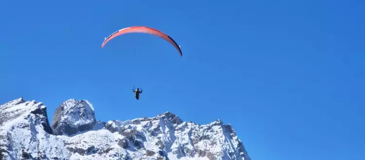 Sikkim में आठ जगहों पर पैराग्लाइडिंग के टेस्ट फ्लाइट सफलतापूर्वक आयोजित Sikkim में आठ जगहों पर पैराग्लाइडिंग के टेस्ट फ्लाइट सफलतापूर्वक आयोजित
