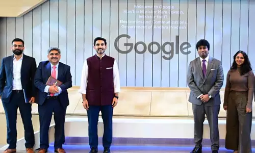 Google CEO से मुलाकात में लोकेश ने विजाग डेटा सेंटर निवेश पर चर्चा की