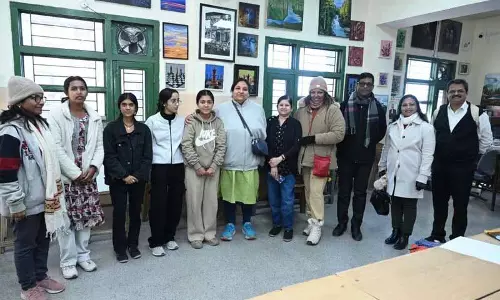 गोवा यूनिवर्सिटी का प्रतिनिधिमंडल, मोहाली ISB फैकल्टी ने शिमला गर्ल्स कॉलेज का दौरा किया