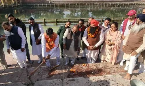 Haryana : पिहोवा में आरती स्थल विकसित करने का काम शुरू