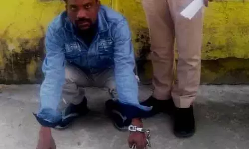 चचेरे भाई पर हथियार से हमला, फरार आरोपी गिरफ्तार