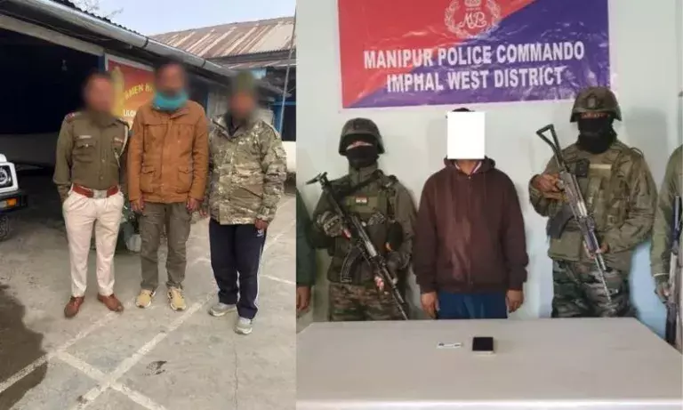 President Murmu के दौरे से पहले मणिपुर पुलिस ने दो उग्रवादियों को गिरफ्तार किया