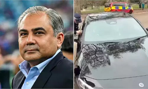 Pak minister मोहसिन नकवी की कार की लंदन पुलिस ने तलाशी ली।