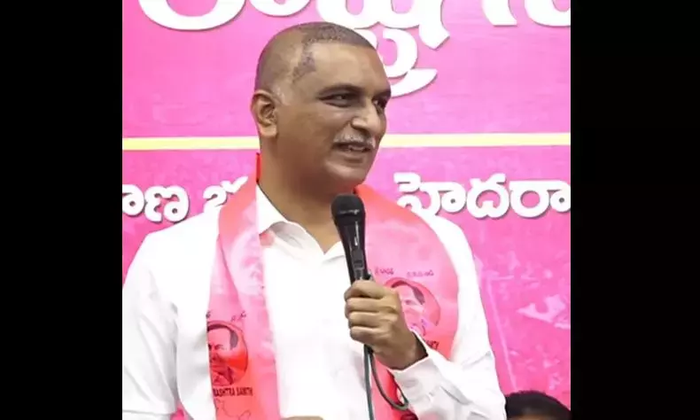 Telangana तल्ली हरीश ने तेलंगाना सरकार की आलोचना की