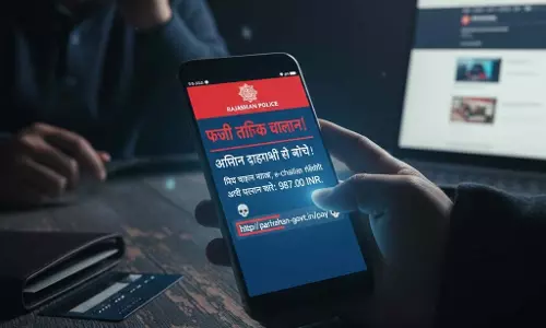 फर्जी ट्रैफिक चालान संदेश भेज ऑनलाइन धोखाधड़ी का चलन बढ़ा: राजस्थान पुलिस