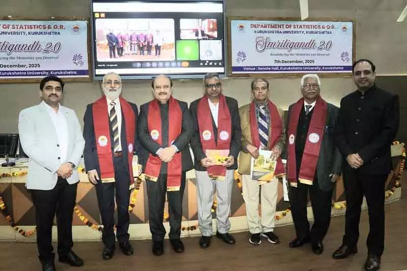 Kurukshetra यूनिवर्सिटी की ग्लोबल पहचान पूर्व छात्रों की वजह से: वीसी Kurukshetra यूनिवर्सिटी की ग्लोबल पहचान पूर्व छात्रों की वजह से: वीसी