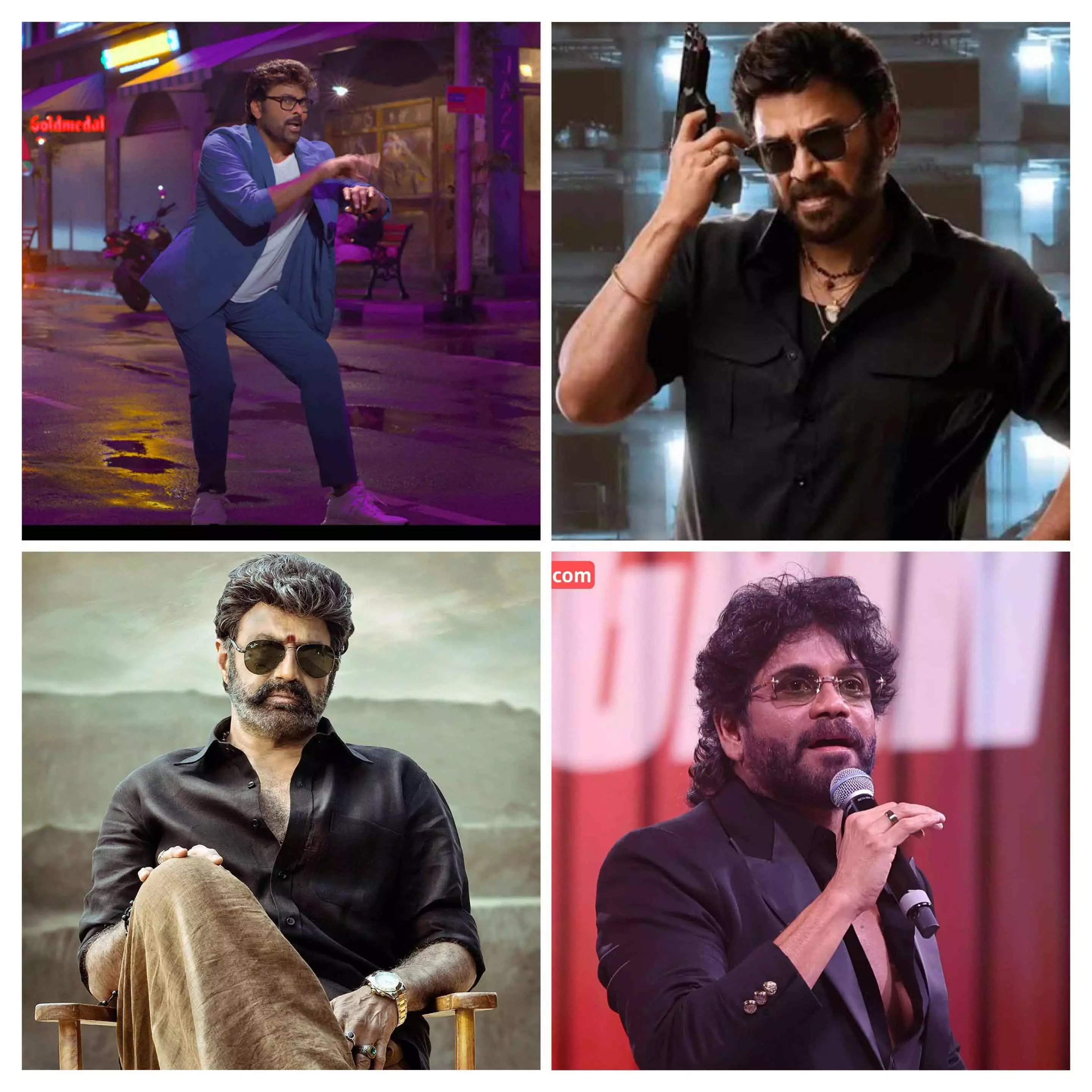 तेलुगु सिनेमा के सीनियर हीरो, Chiranjeevi और बालकृष्ण के बिजी साल का दौर तेलुगु सिनेमा के सीनियर हीरो, Chiranjeevi और बालकृष्ण के बिजी साल का दौर