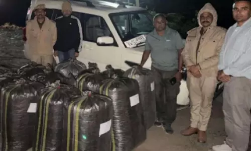 Rajasthan:2.97 क्विंटल डोडा-पोस्त जब्त, गाड़ी चालक फरार
