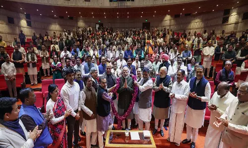 पीएम मोदी एनडीए सांसदों के लिए रात्रि भोज की करेंगे मेजबानी, आगामी चुनावों पर हो सकती है चर्चा पीएम मोदी एनडीए सांसदों के लिए रात्रि भोज की करेंगे मेजबानी, आगामी चुनावों पर हो सकती है चर्चा