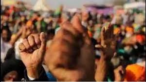 mayor house के बाहर विरोध प्रदर्शन के दौरान 800 कर्मचारियों को रेगुलर करने की मांग की गई