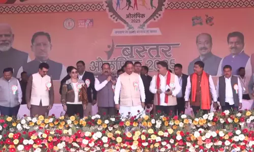 जगदलपुर में CM साय ने बस्तर ओलंपिक 2025 का किया उद्घाटन